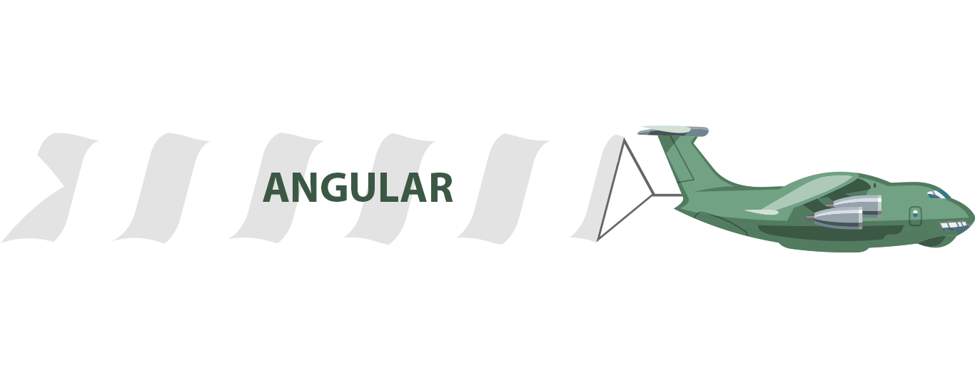 Plane displaying Angular