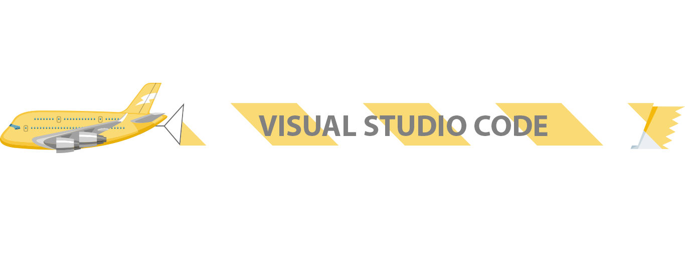 Plane displaying Visual Studio Code