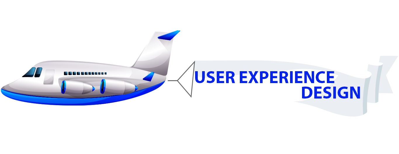 Plane displaying User Experience Design