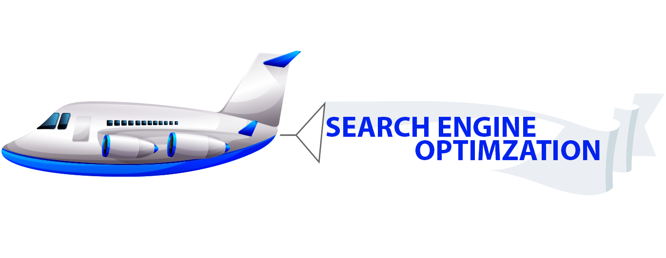 Plane displaying Search Engine Optimization